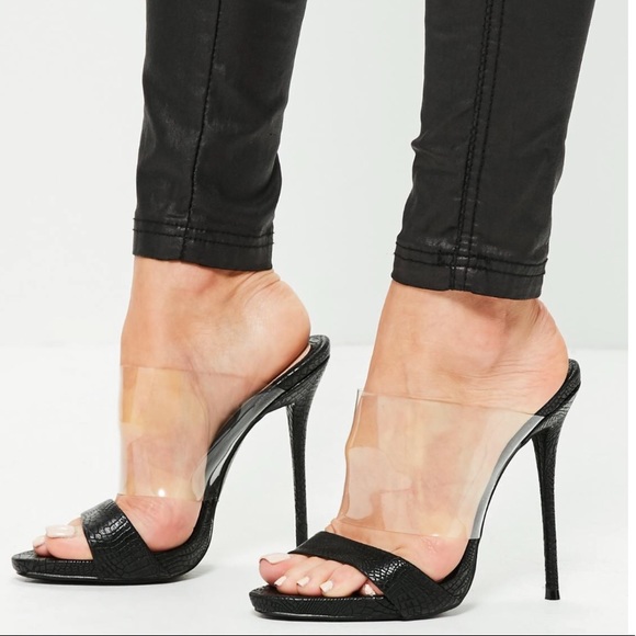 black high mules